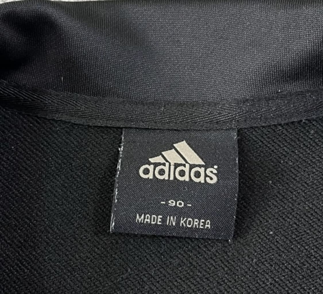 아디다스 블랙 검정 트랙탑 져지집업 90/S 상품이미지4