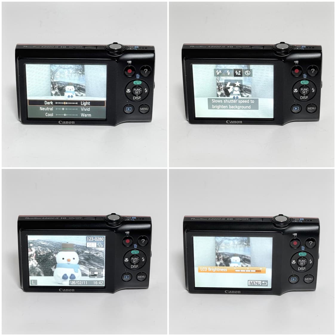 캐논 파워샷 A2400 IS 베이비핑크 빈티지디카 상품이미지5