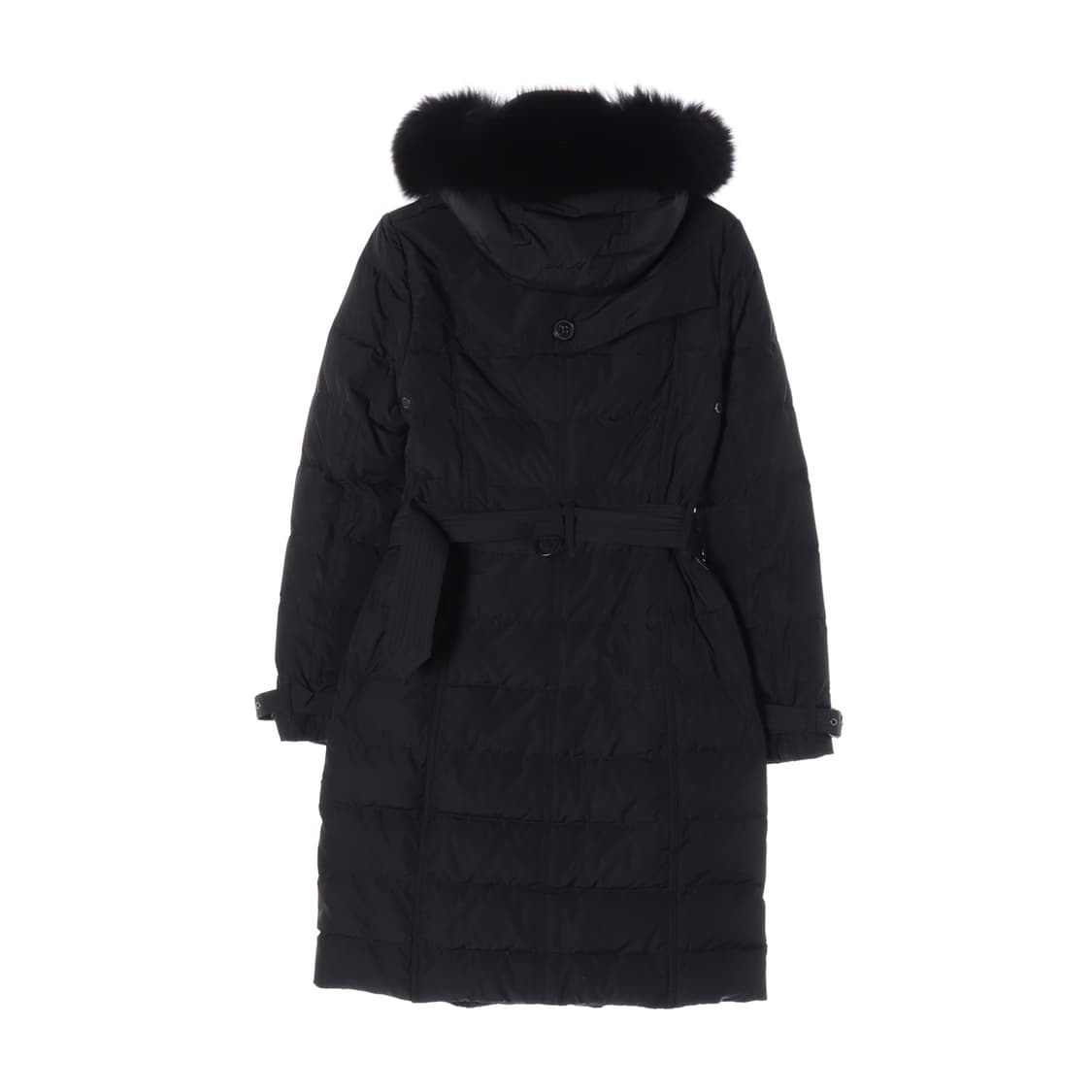 버버리 브릿 덕다운 여우모피 후디 더블버튼 롱 벨트 패딩 블랙 XS
 상품이미지2