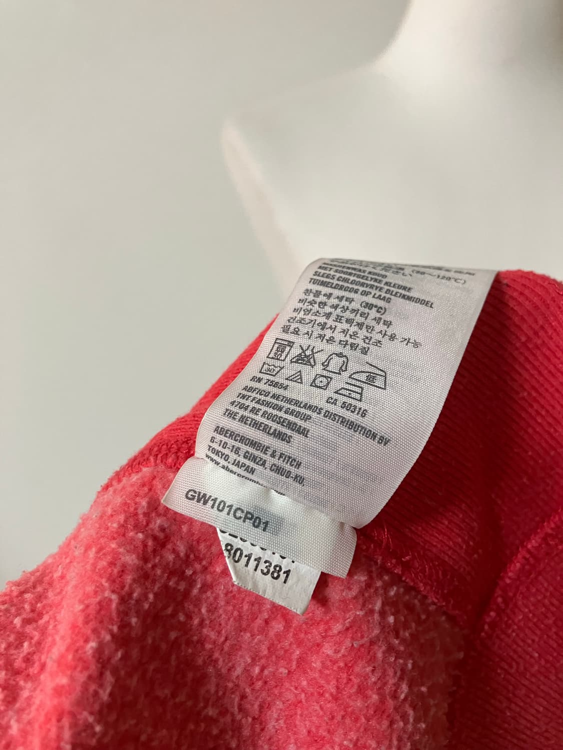 아베크롬비 후드집업 xs 딱붙핏 y2k 상품이미지7