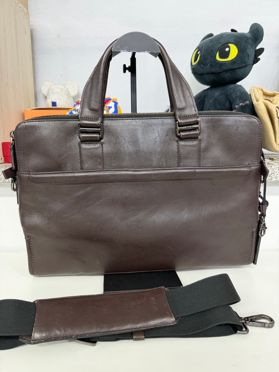 정품) TUMI 투미 브라운 남성 서류 가방  상품이미지5