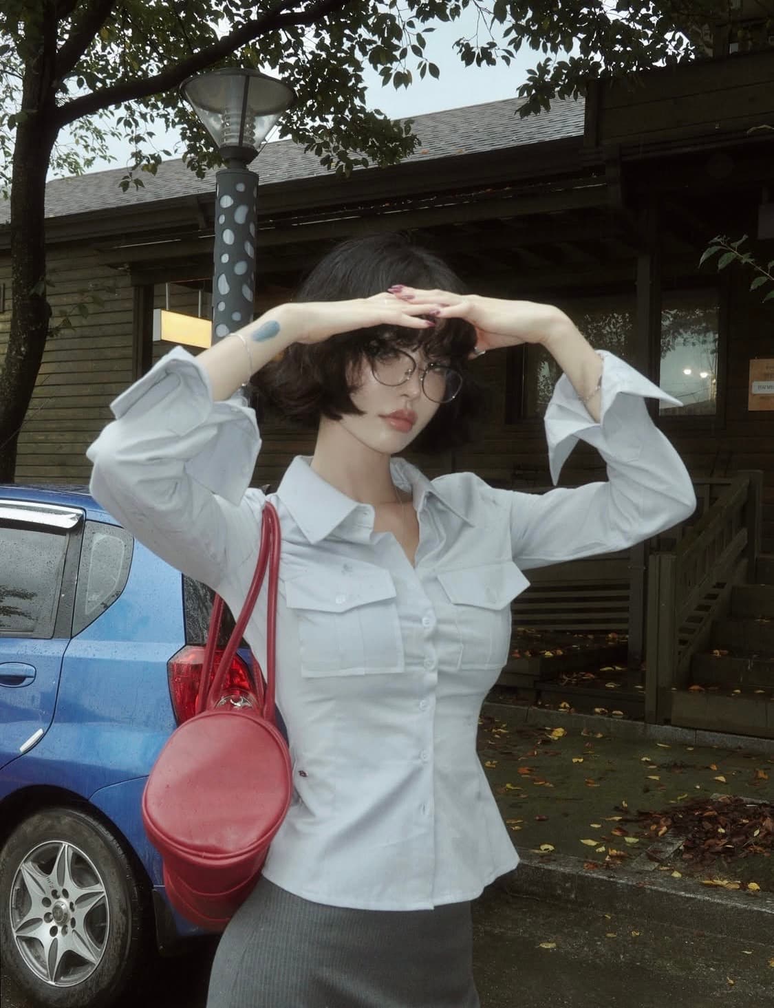 페일제이드 포켓 롱 슬리브 셔츠 상품이미지1