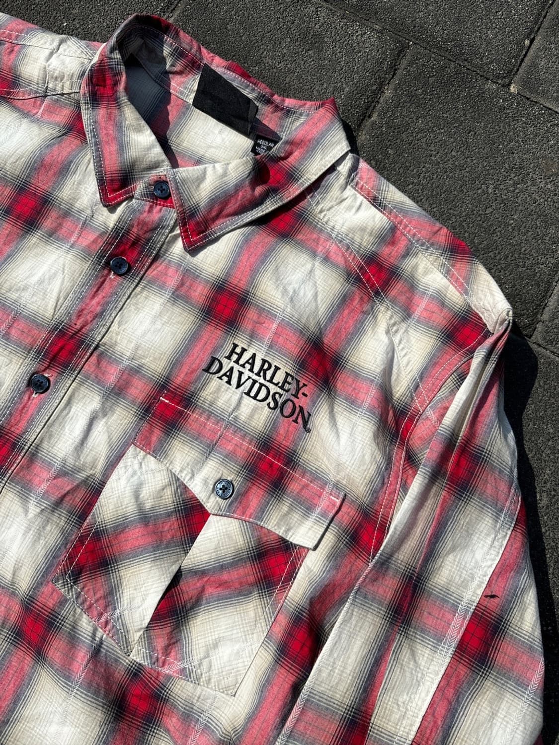 할리데이비슨 긴팔 체크 셔츠  상품이미지7