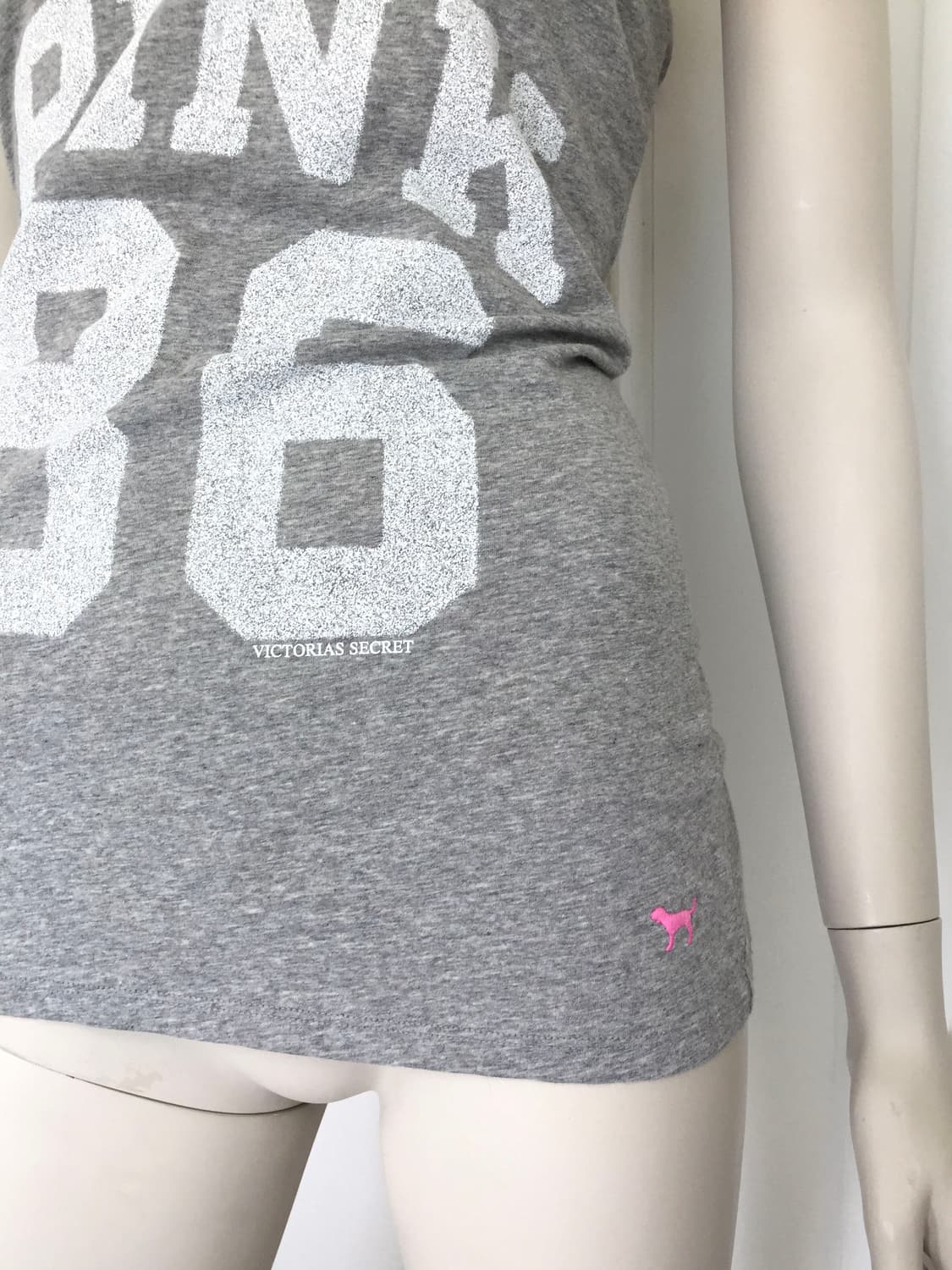 PINK Number Whit Gray Tank  상품이미지3
