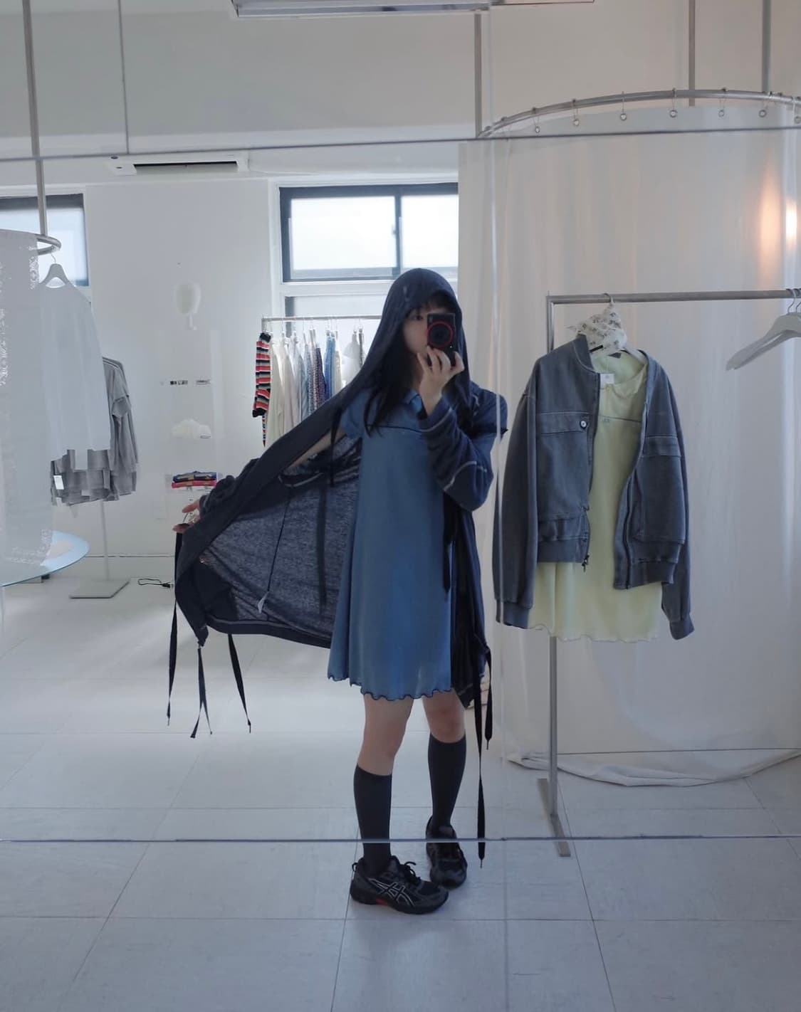 샵페어리 베이비돌 매쉬 원피스 (blue) 상품이미지3