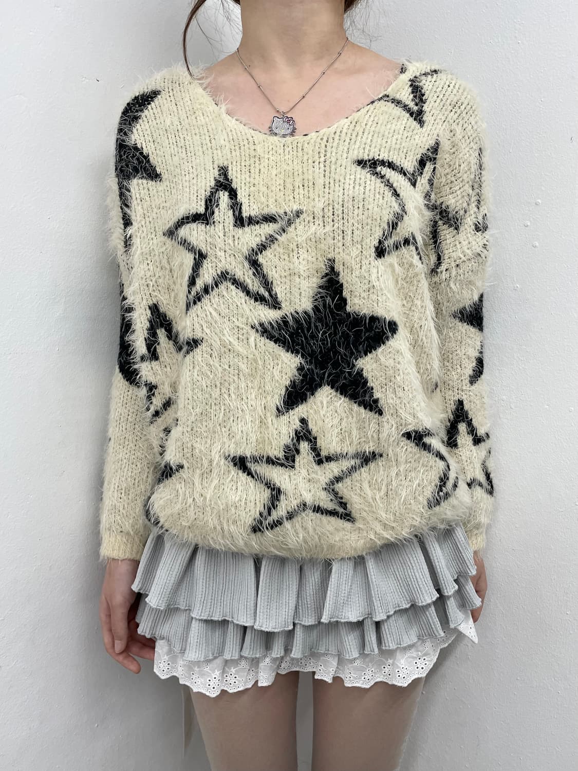 y2k 스타 니트 상품이미지1