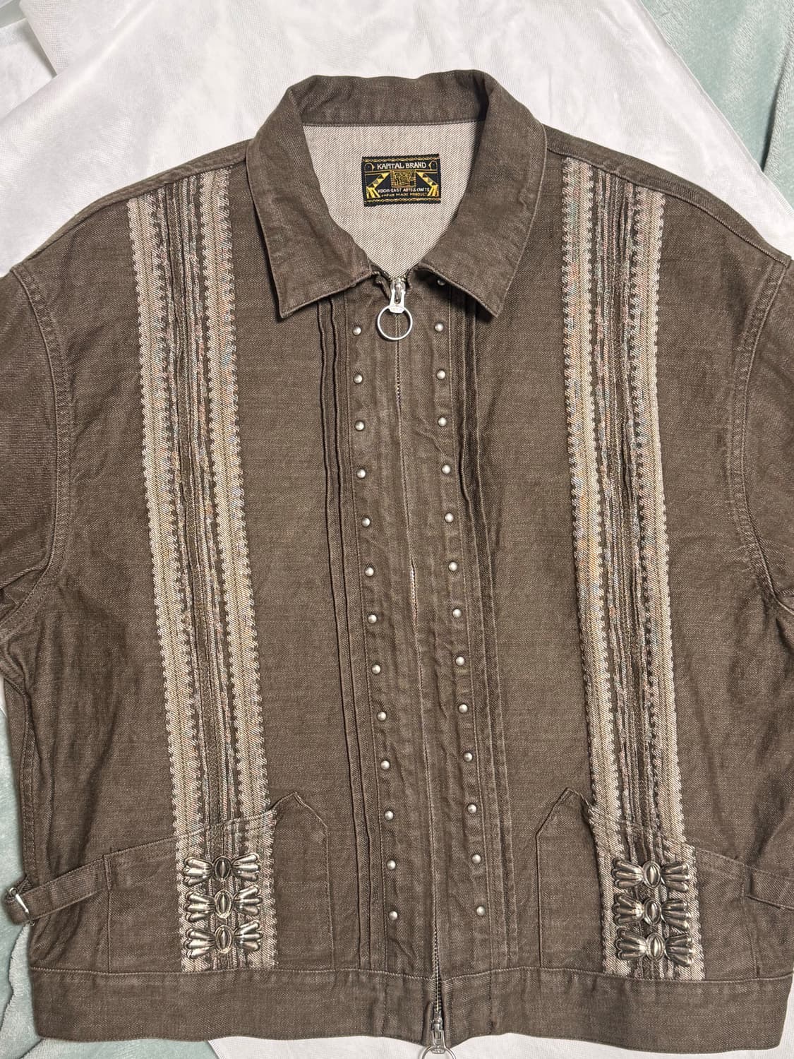 [5사이즈] 캐피탈 야가수리 브라운 데님 자켓 상품이미지3