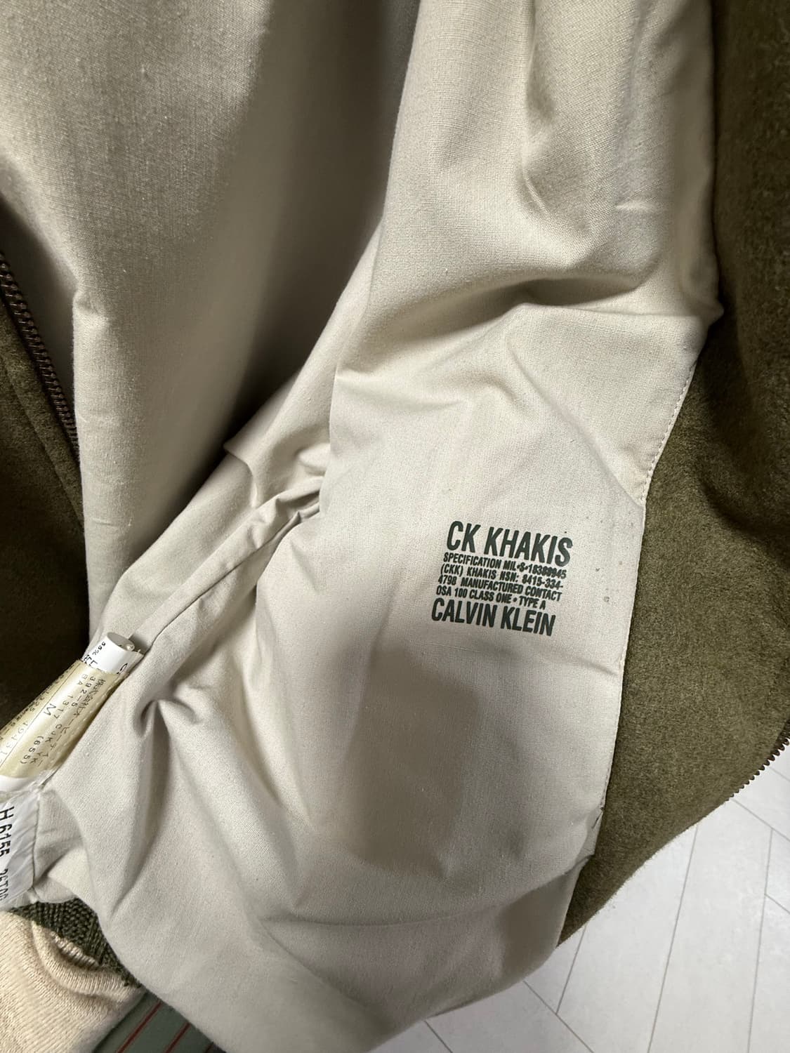 CK Khakis 자켓 M 카키 상품이미지3