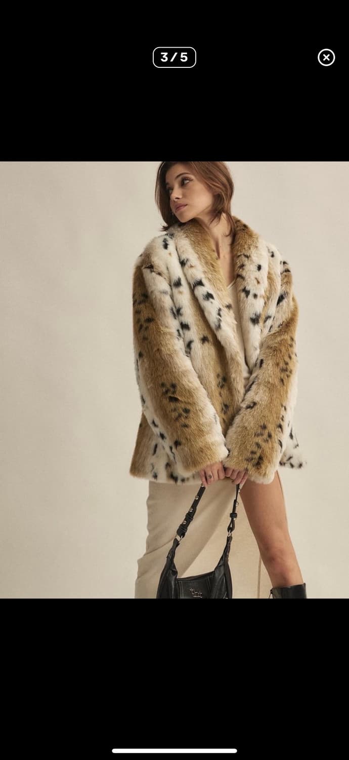 쓰리타임즈 레오파드 퍼자켓 상품이미지7