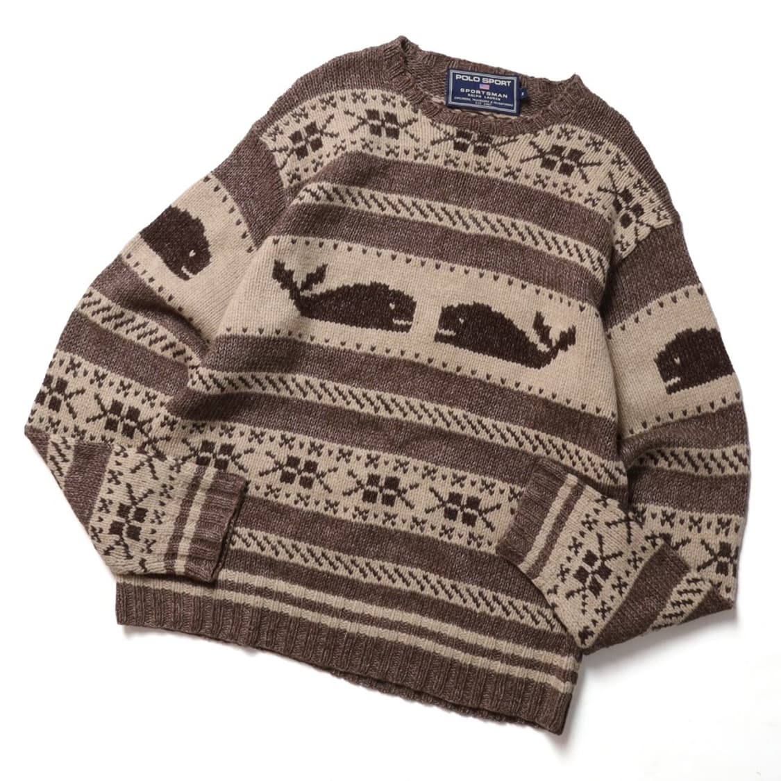 폴로 스포츠 90’s Polo Sport Whale Fairis Knit 상품이미지1
