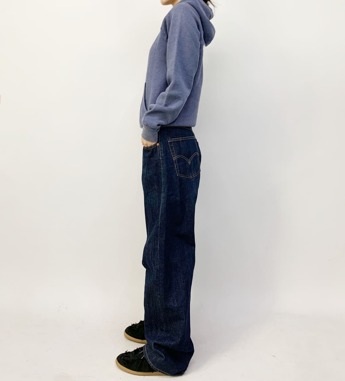 90's FRUIT OF THE LOOM made in u.s.a 후드티 상품이미지2