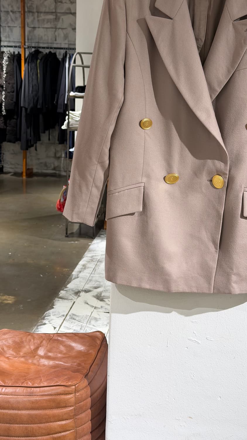 크리스찬 디올 베이지 더블 브레스티드 블레이저 상품이미지5