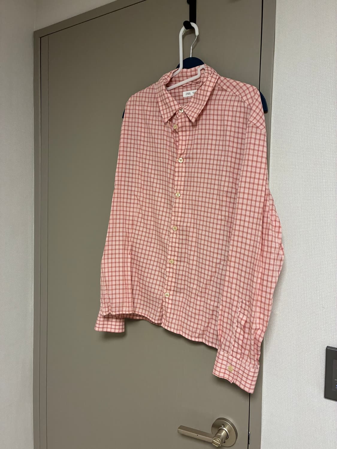 자라체크셔츠 M zara 상품이미지1