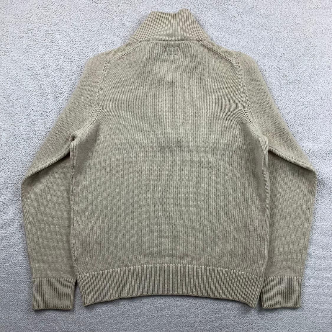 CP컴퍼니 쿼터집업 버튼 울 니트 아이보리  상품이미지2