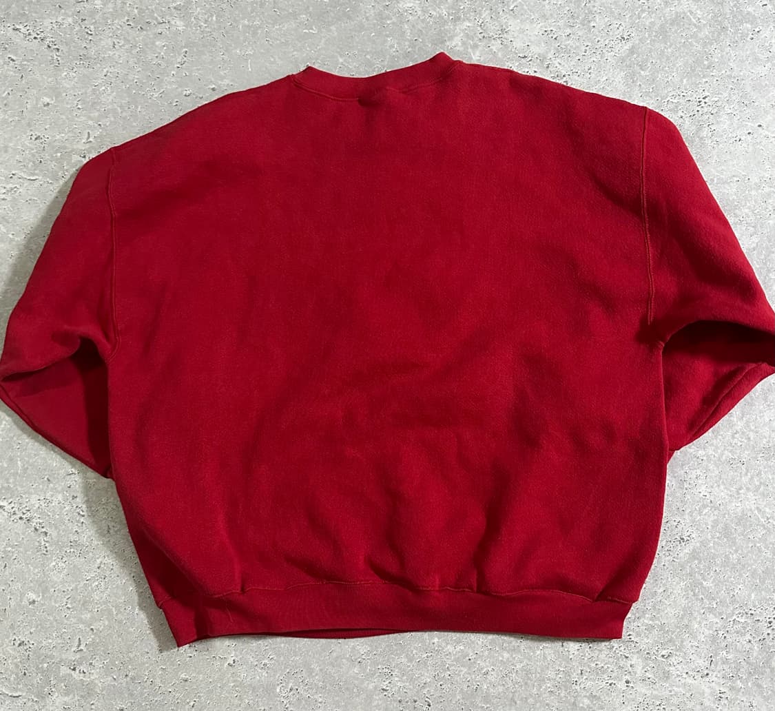 90s USA 인디애나 후지어스 맨투맨 레드 상품이미지3