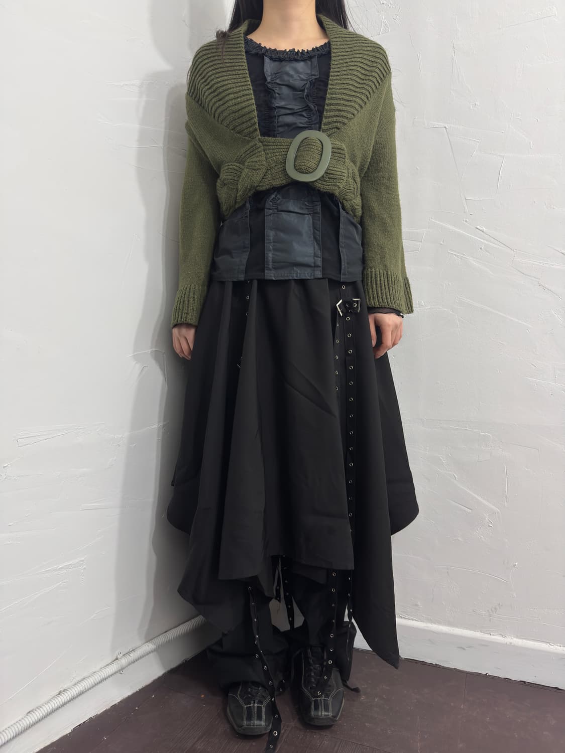 morgan design knit top 상품이미지3