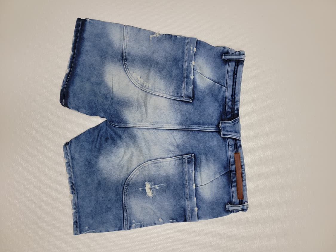 자라맨 ZARAMAN 남자 니트조직 청 반바지 34 블루 상품이미지9