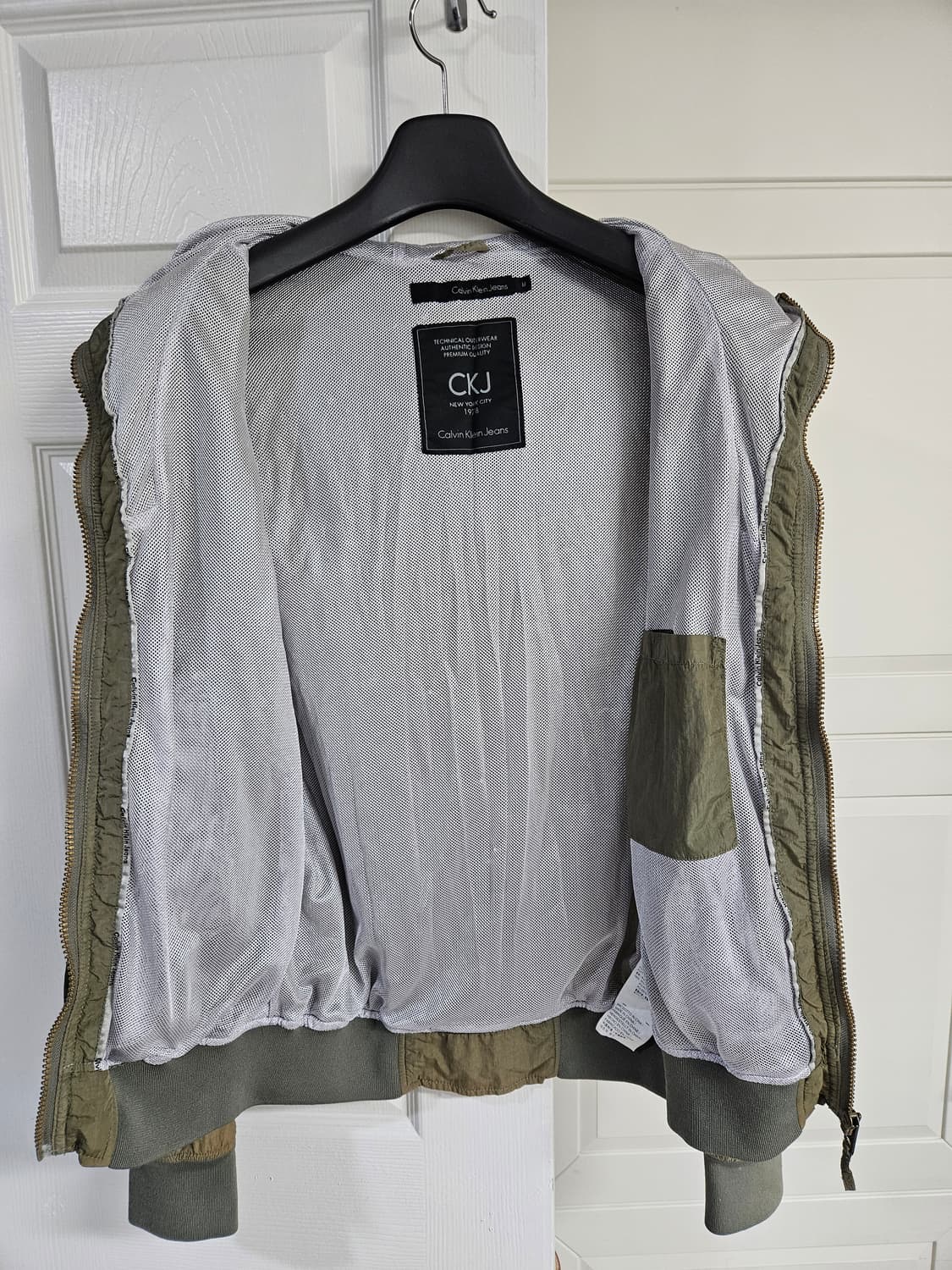 캘빈클라인진 바람막이 집업 95 (M) 상품이미지4