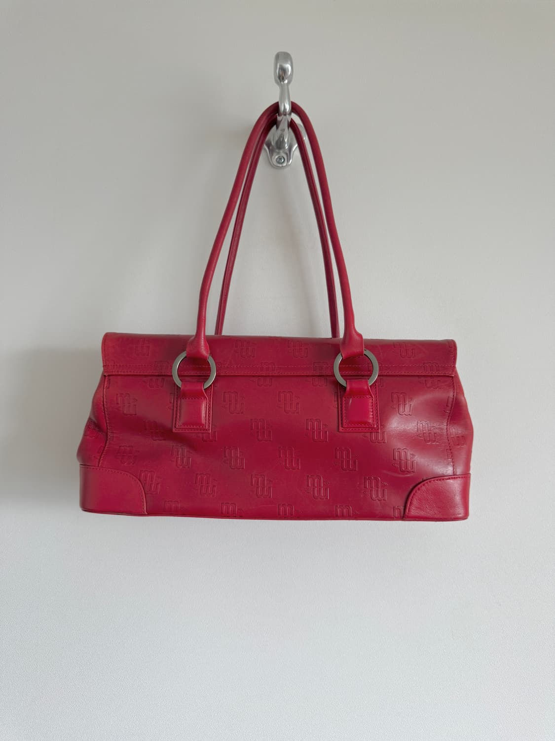 Pre owned 레더 숄더백 상품이미지6