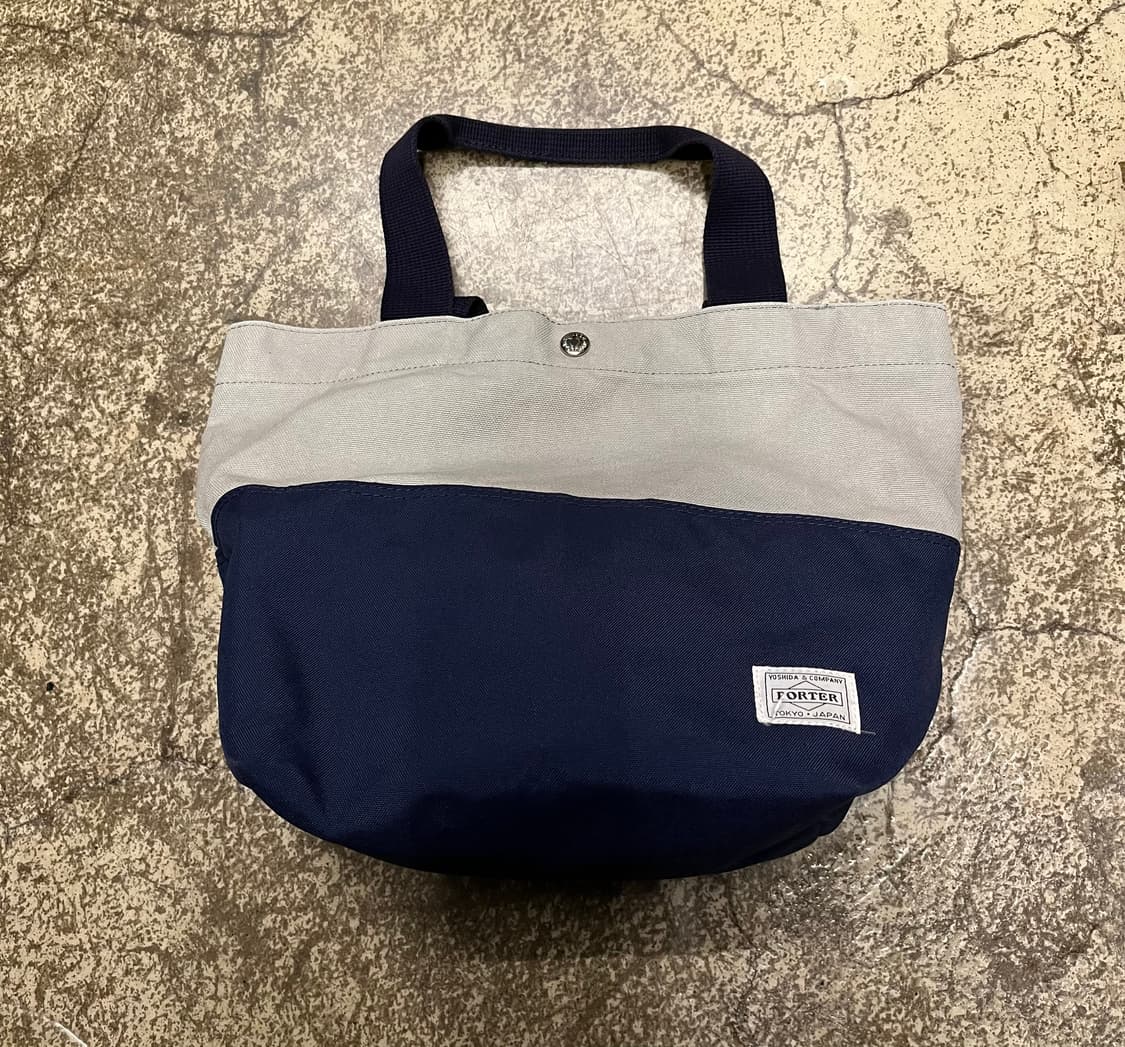 요시다 포터 캔버스 토트백 네이비/회색 상품이미지1