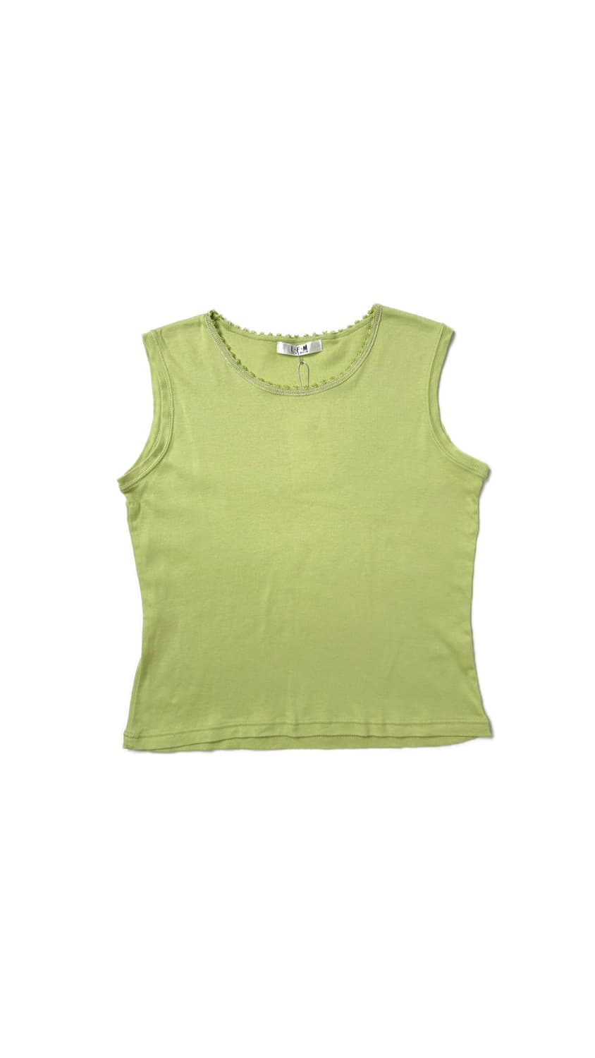 Lime Bead-Trimmed Sleeveless 상품이미지3