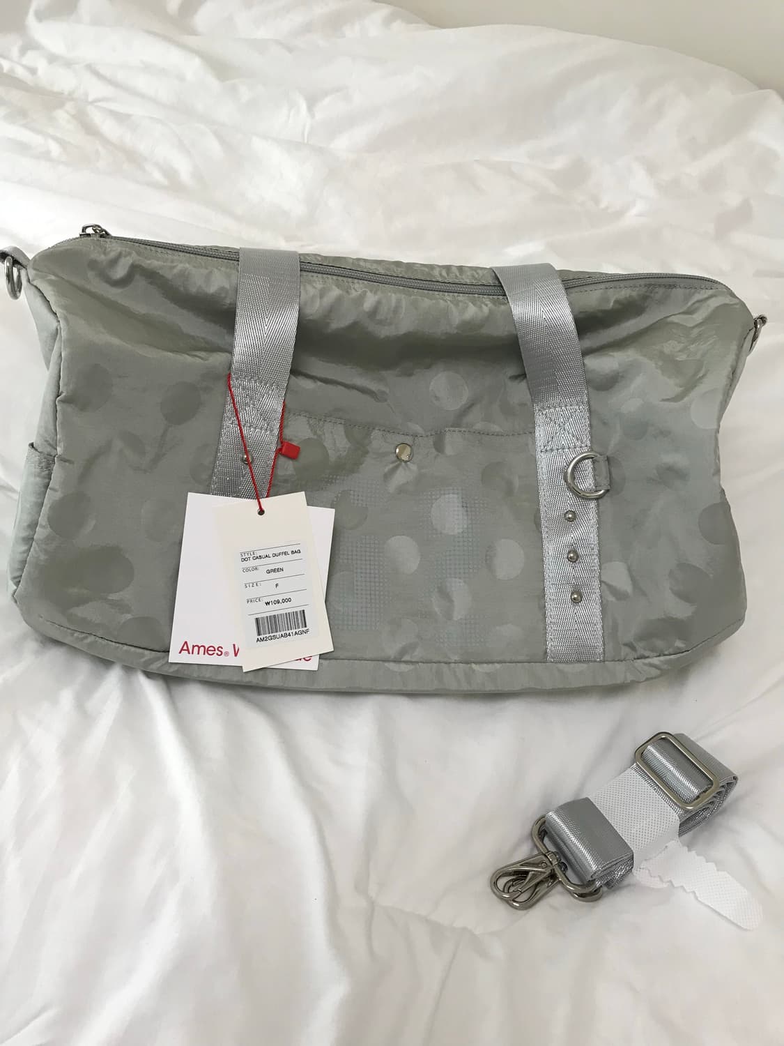 아메스 월드와이드 도트 보스턴백 ames 상품이미지6