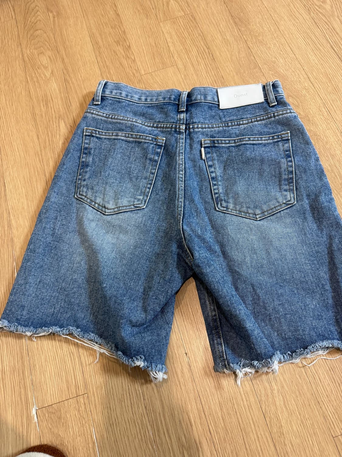 던스트 로우 엣지 데님 쇼츠 상품이미지7