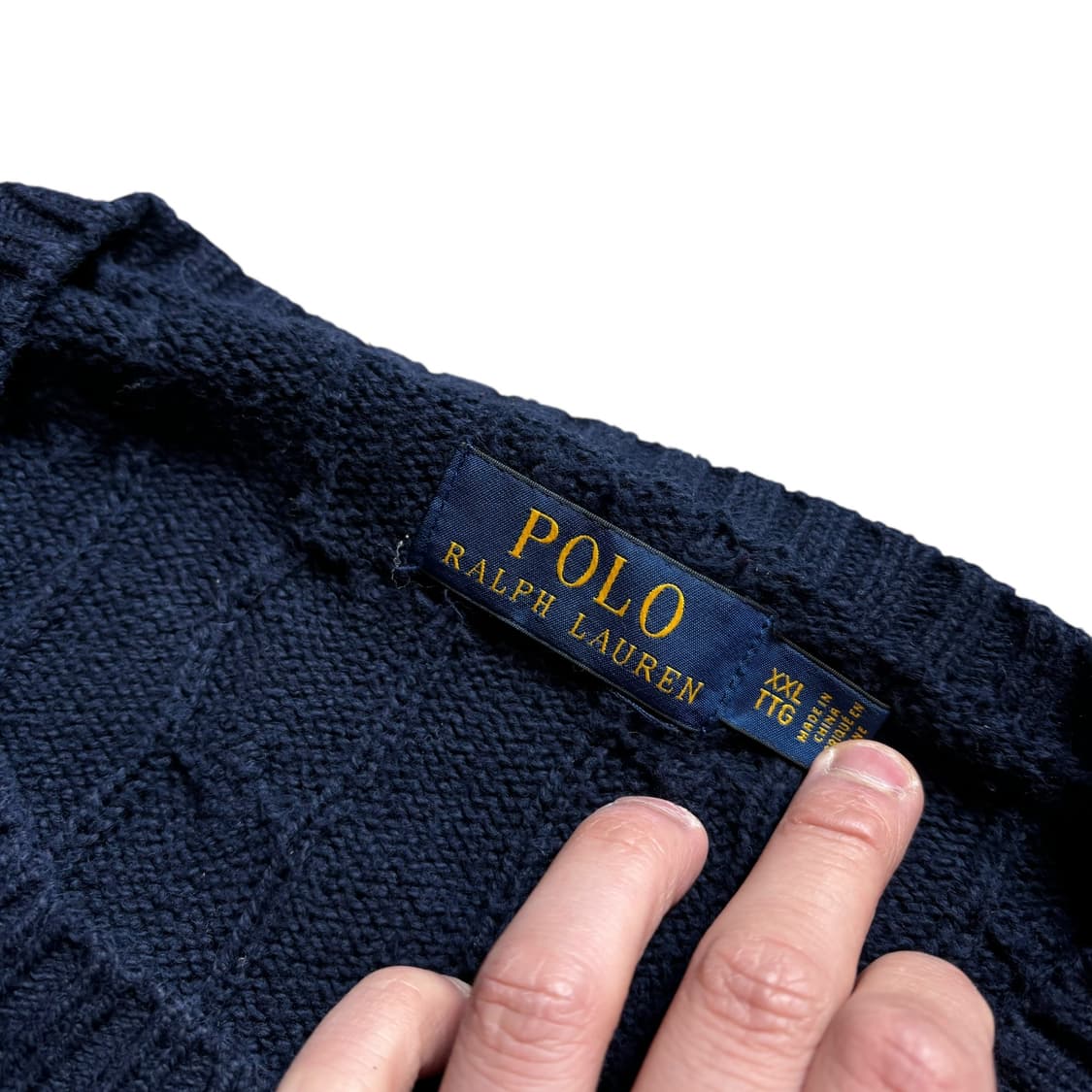 폴로 꽈배기 니트 상품이미지3