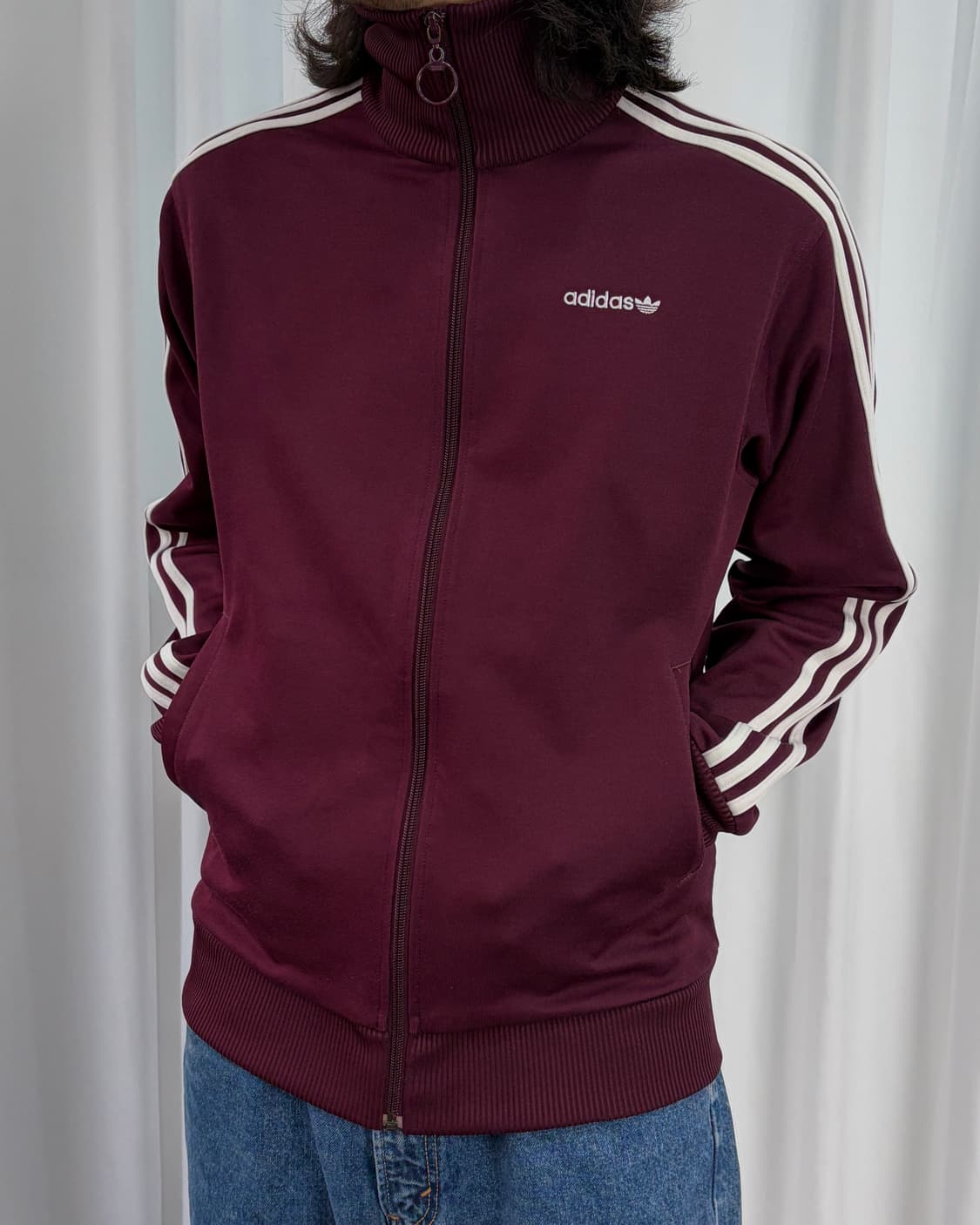 [XL]아디다스 윈터베어 버건디 트랙탑 져지 상품이미지4
