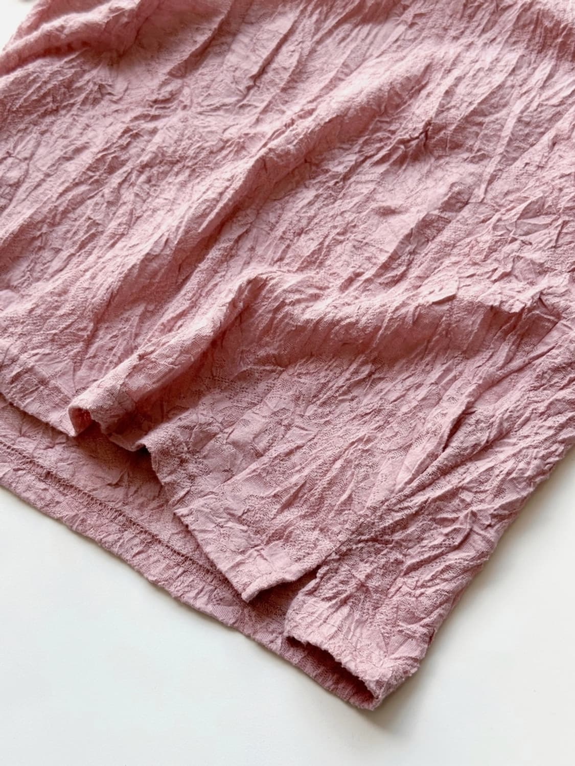 Irregular pattern wrinkled top 상품이미지5