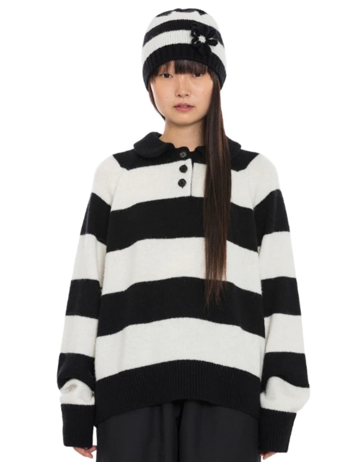 복복 코사지 비니 상품이미지2