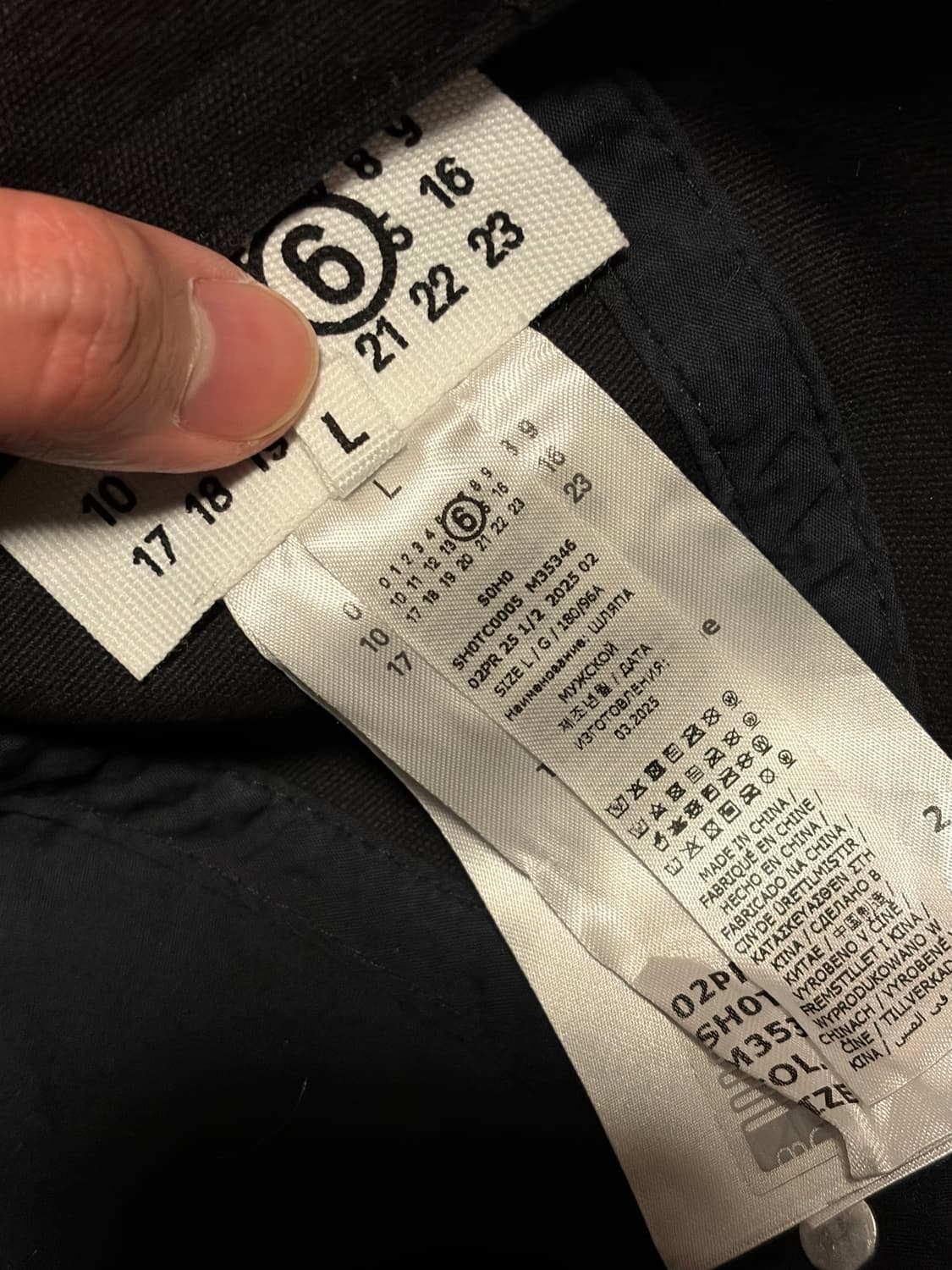 [L] MM6 메종 마르지엘라 빈티지 워싱 볼캡 모자 상품이미지4