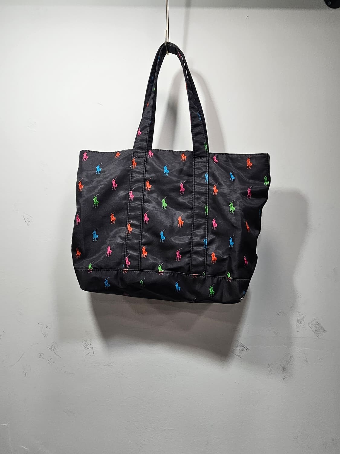 폴로랄프로렌 나일론 멀티컬러 포니 토드백 상품이미지1