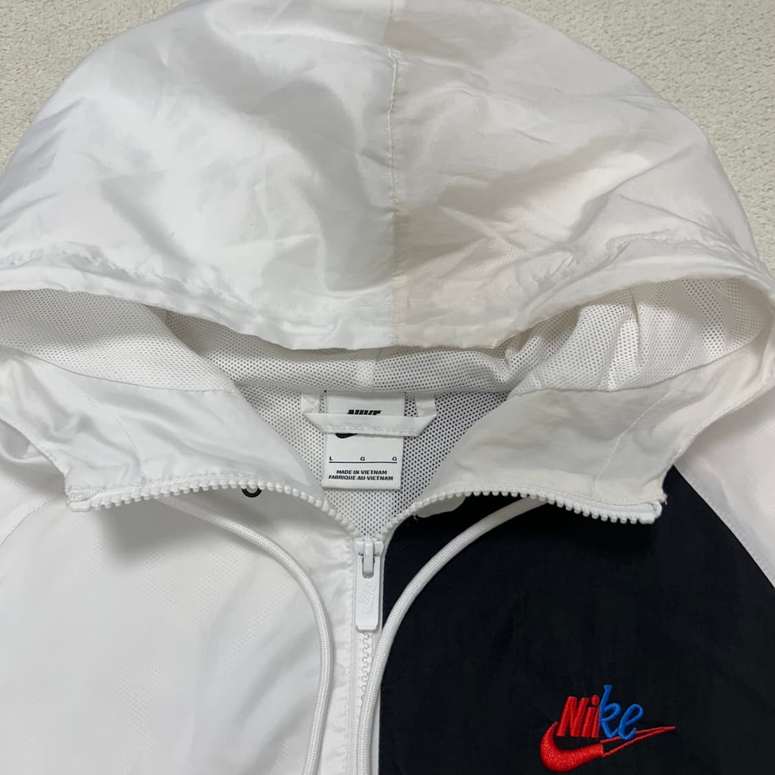 Nike white Windrunner windbreaker  상품이미지8
