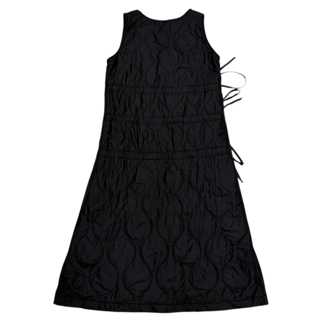 더일마 리본 디테일 롱 원피스 블랙 S 상품이미지4