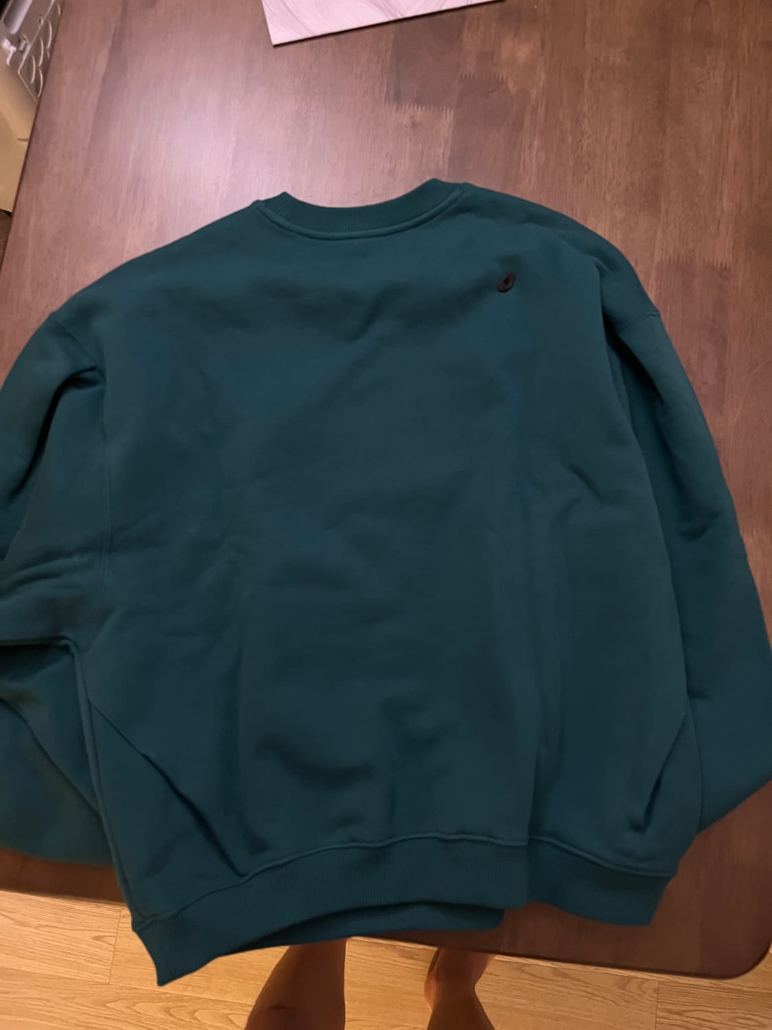 아더에러24ss 로고 맨투맨 m 딥그린 상품이미지2