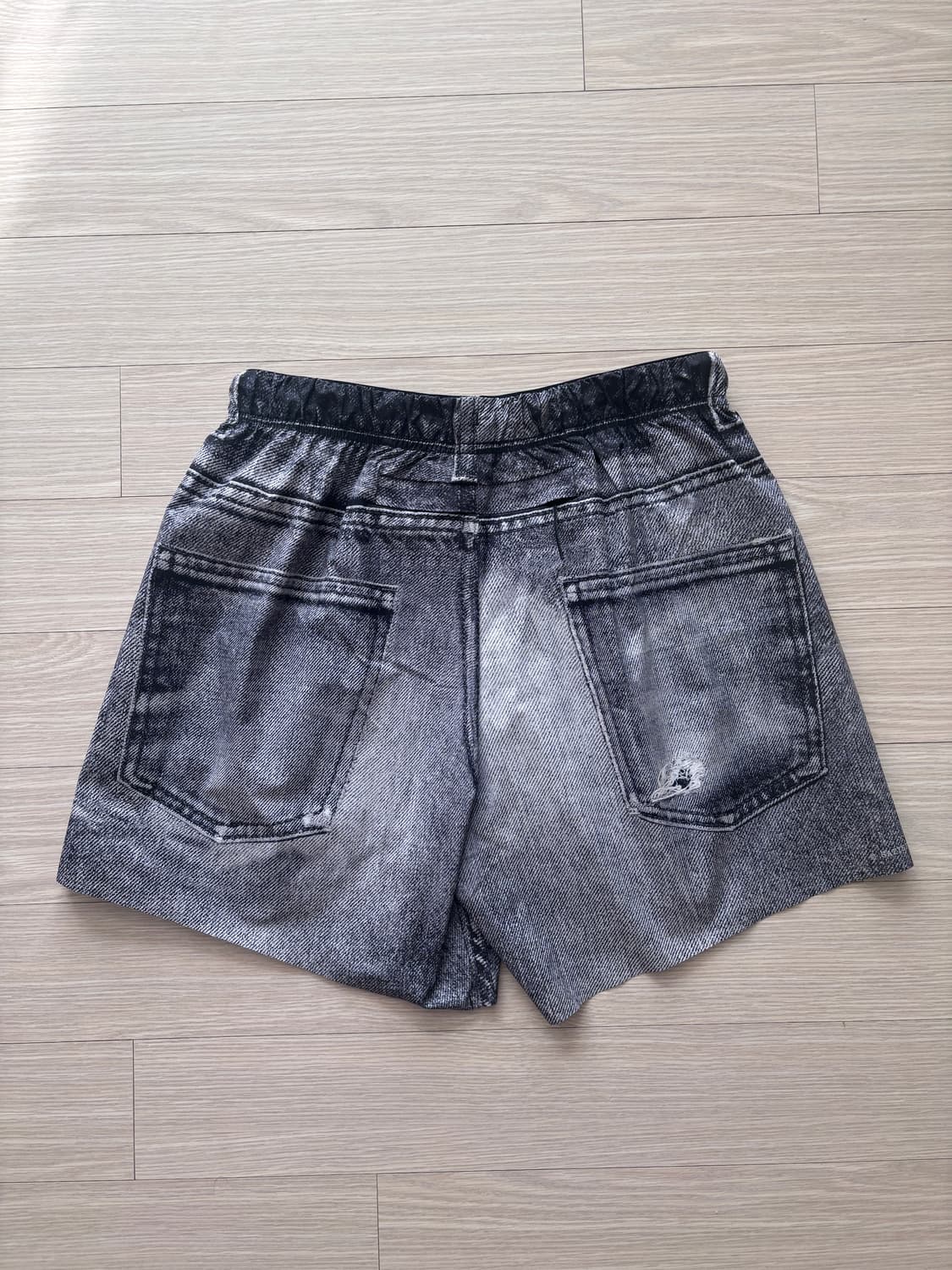 Satisfy 새티스파이 피스쉘 5인치 언라인드 쇼츠 블랙 데님 S 상품이미지5