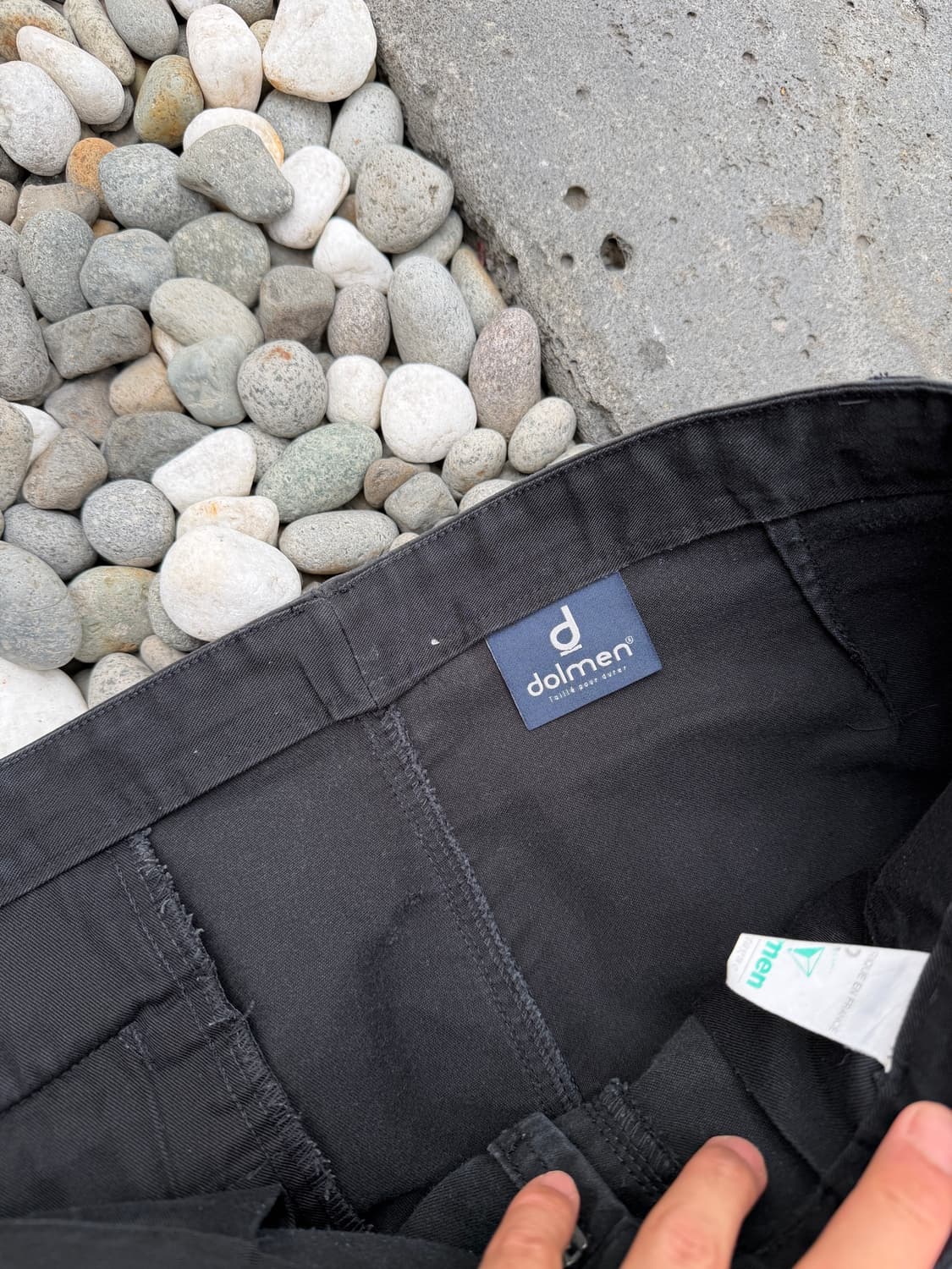 80s DOLMEN BLACK MOLESKIN 블랙몰스킨 프렌치워크팬츠 상품이미지5