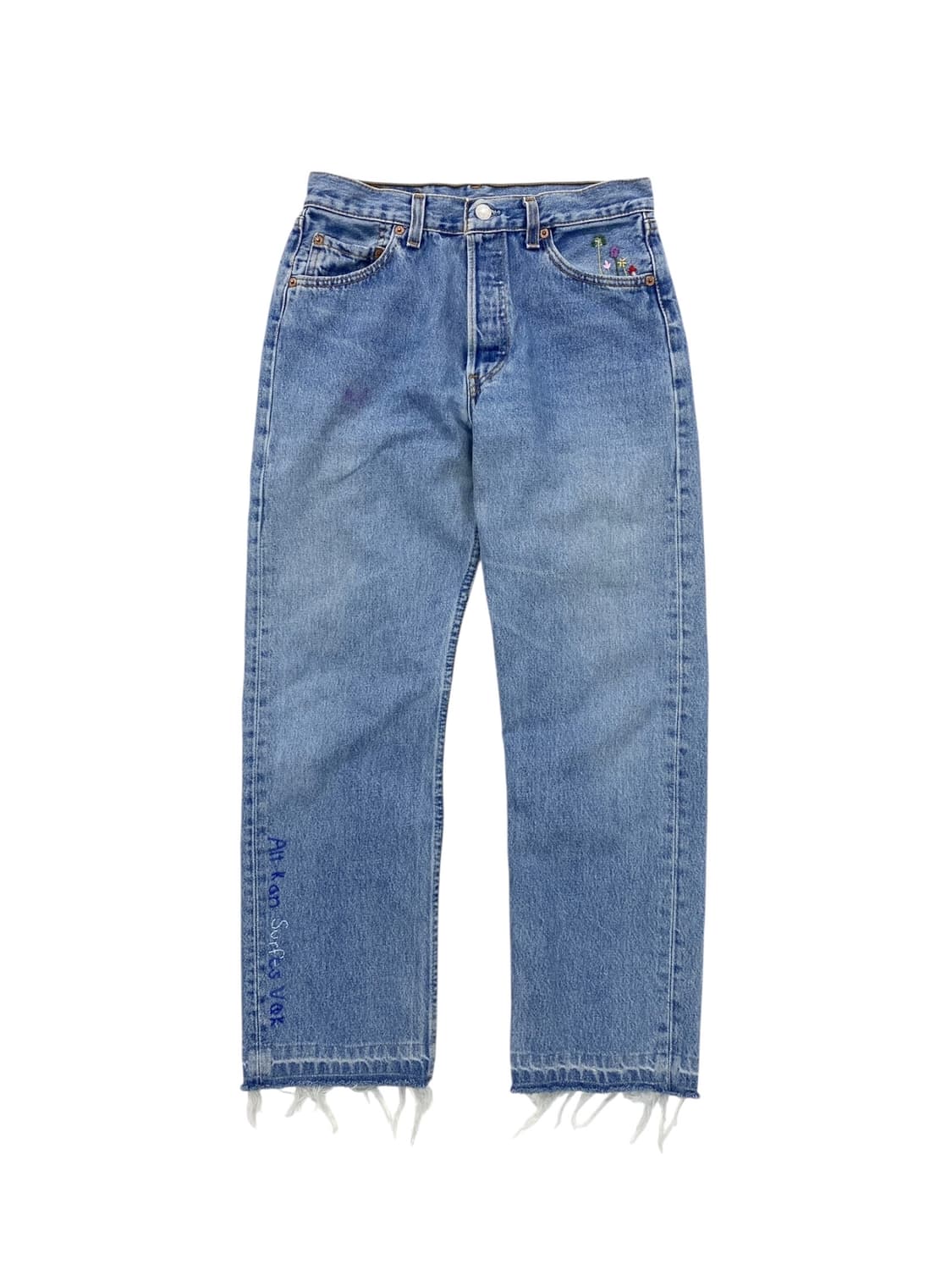 90's 리바이스 501 핸드 자수 [763] 상품이미지2