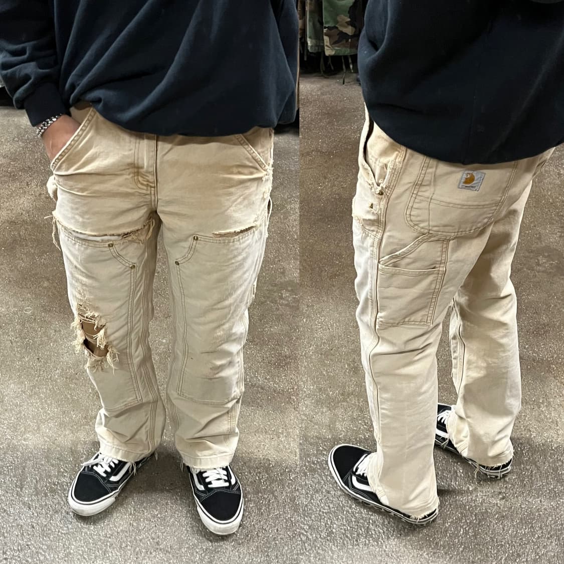 Carhartt 데미지 더블니 팬츠 (30“) 상품이미지7