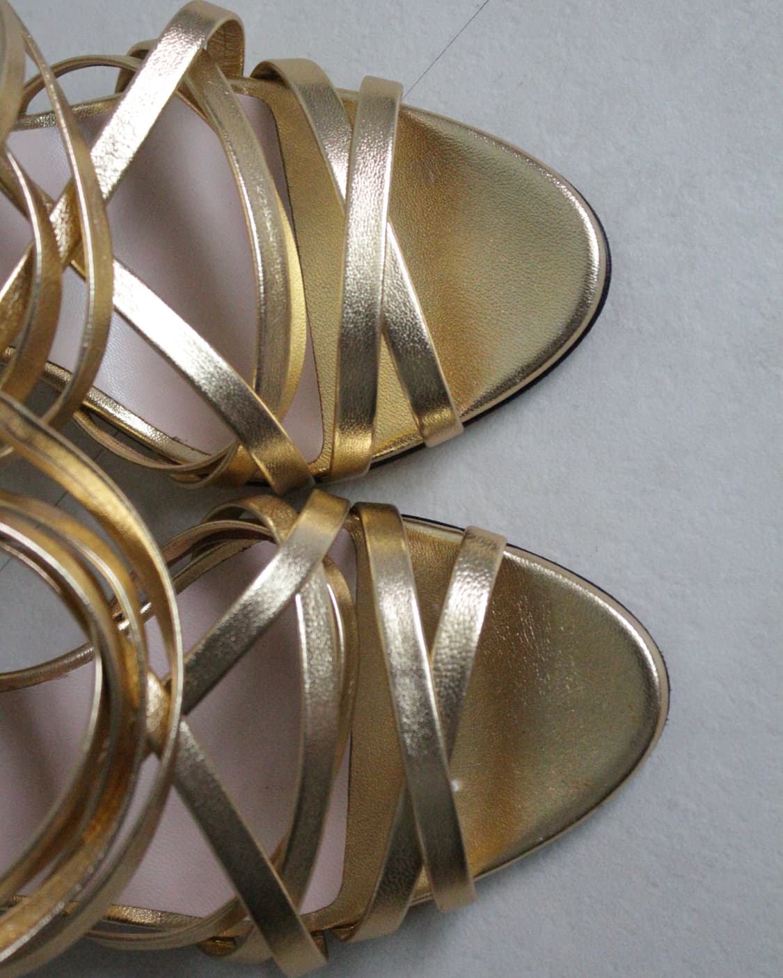 Jill stuart gold lace up heels 상품이미지7