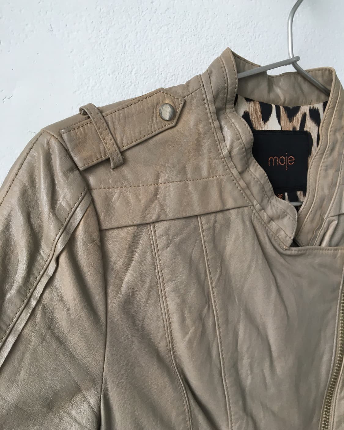 lamb Leather rider jacket 상품이미지3