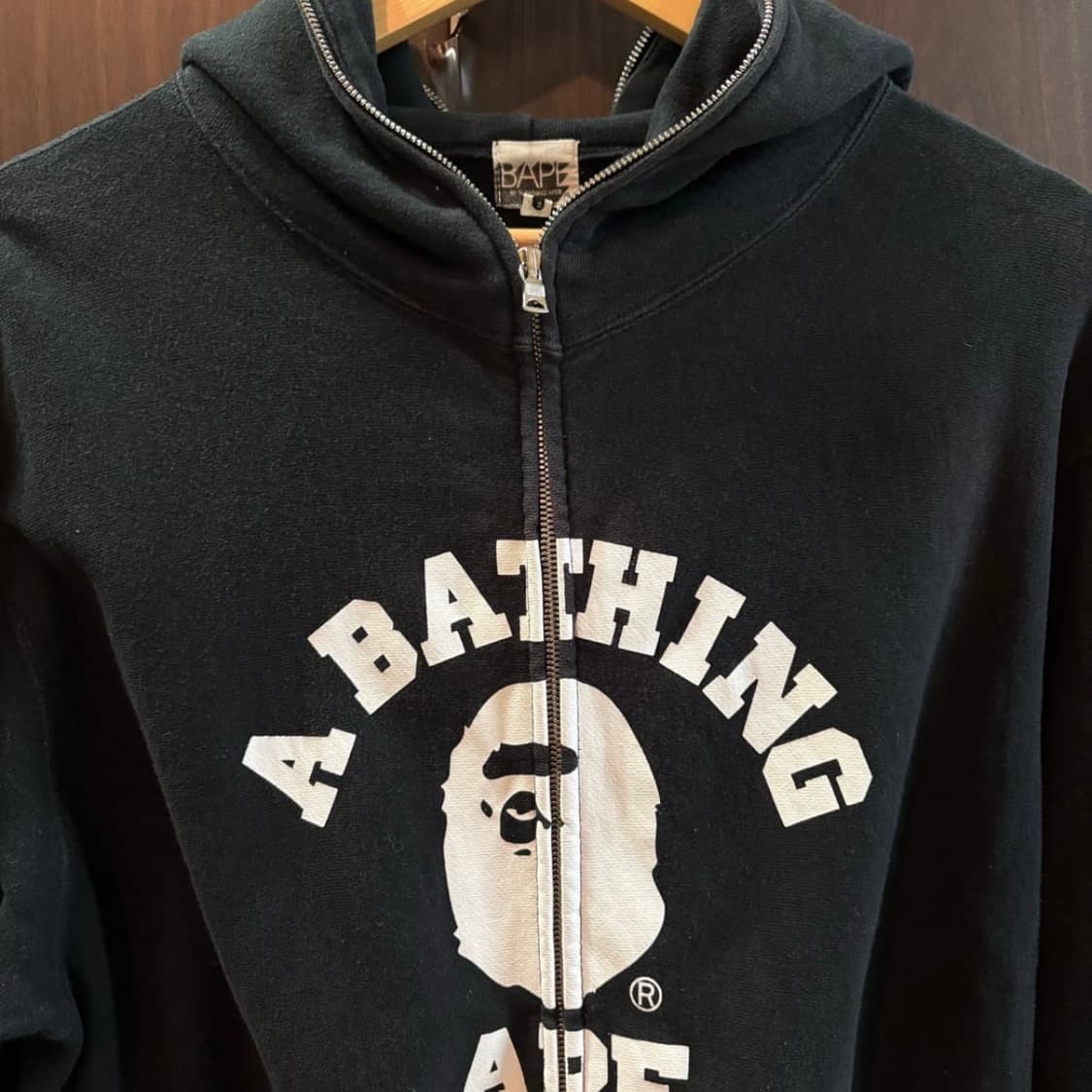 베이프 og 컬리지 풀집 후드집업 L 상품이미지3