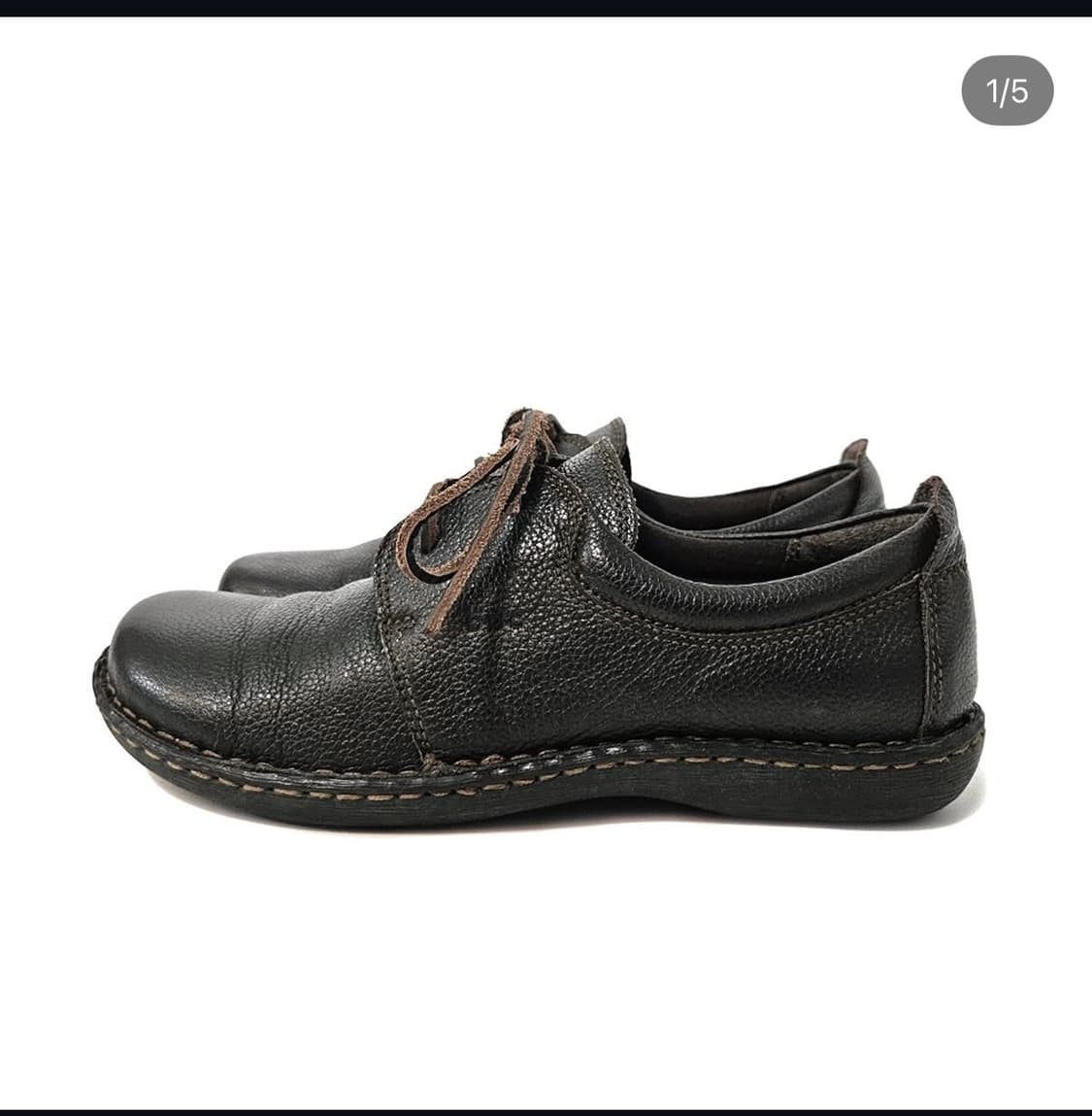 b.o.c leather derby in dark brown (250) 상품이미지1