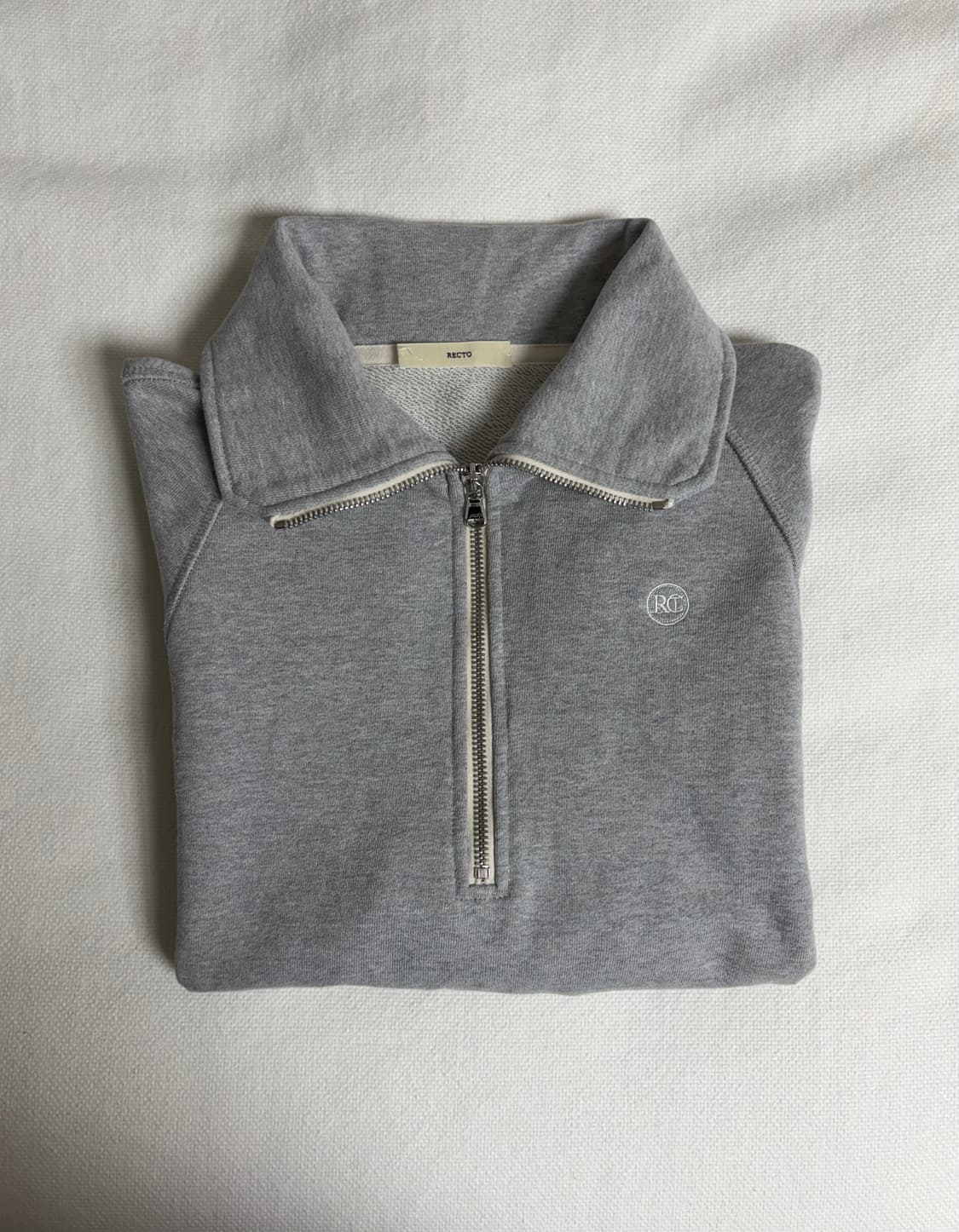 렉토 하프 집업 맨투맨 판매(그레이/FREE) 상품이미지1