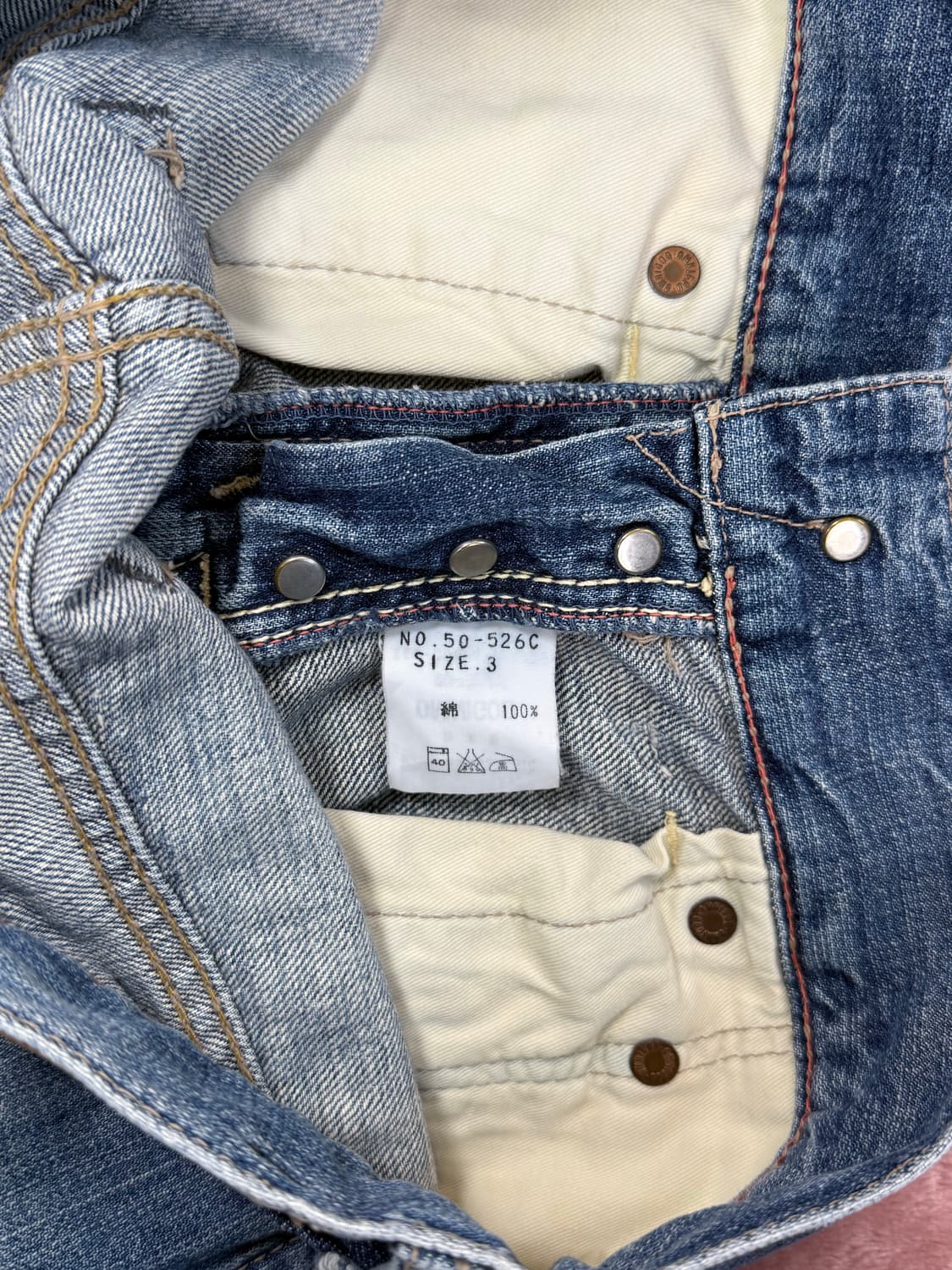 Omnigod 옴니갓 레귤러 핏 셀비지 데님 상품이미지10