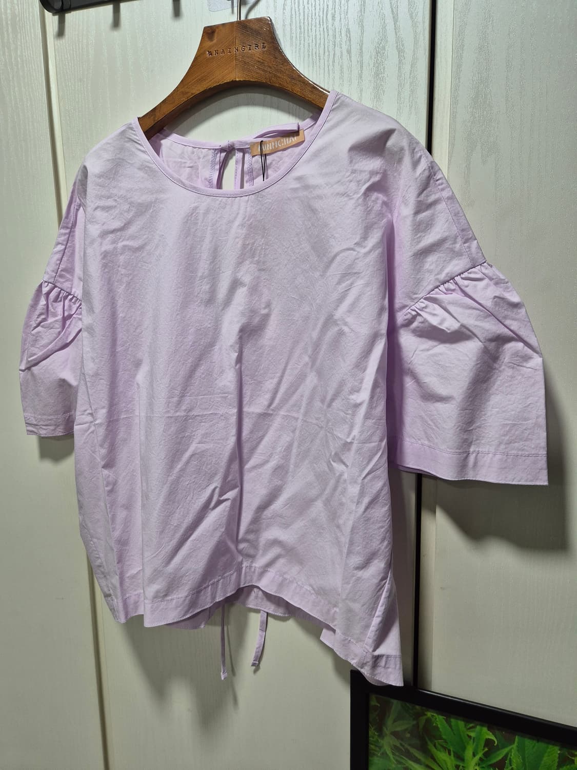 (타임세일)(새상품) 라벤더 퍼프 블라우스 상품이미지8