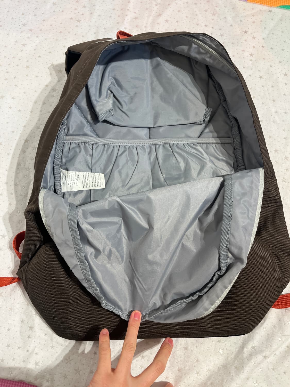 컬럼비아 브라운 도트 포인트 백팩🧸 상품이미지5