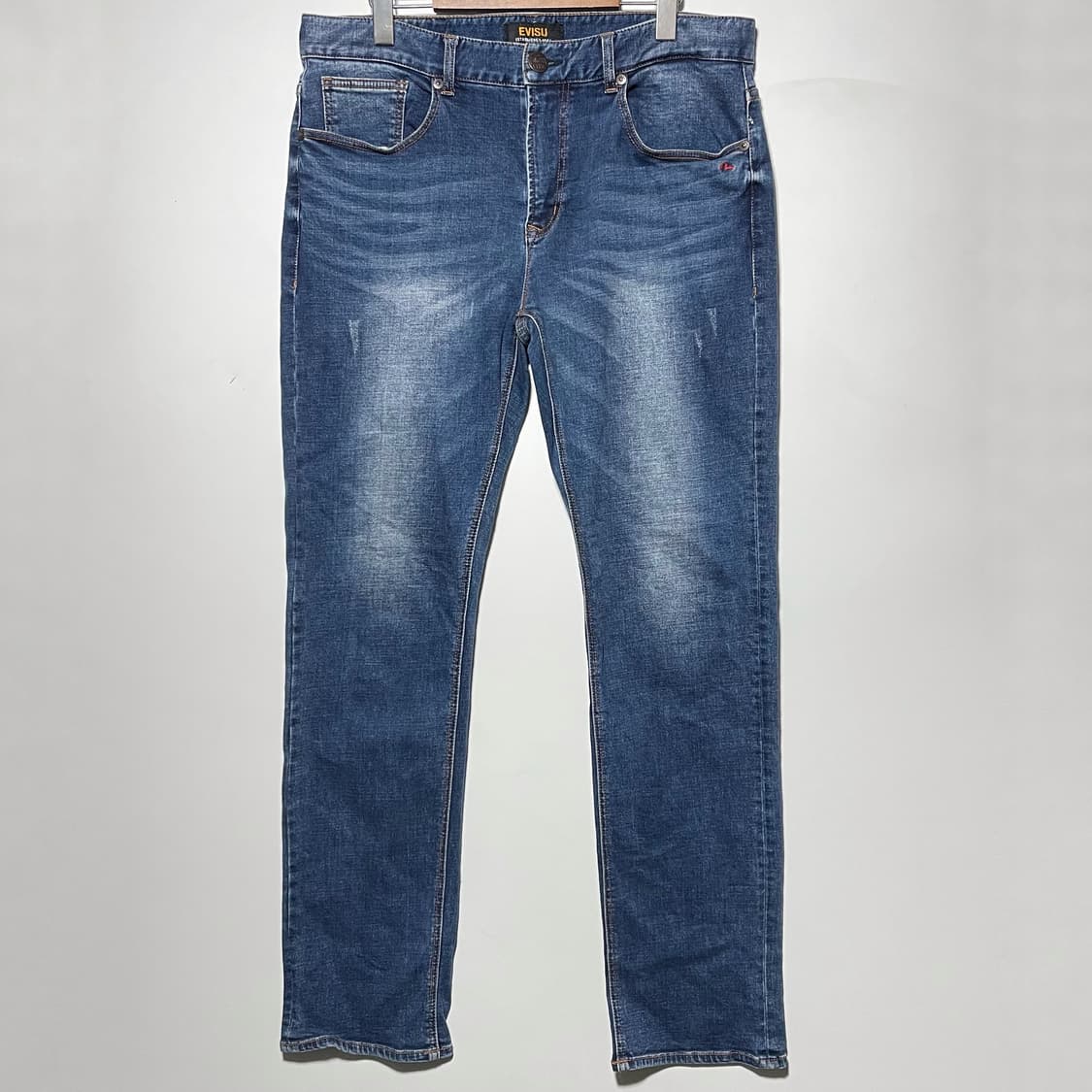 EVISU 에비수 청바지 화이트 갈매기 데님팬츠 상품이미지4