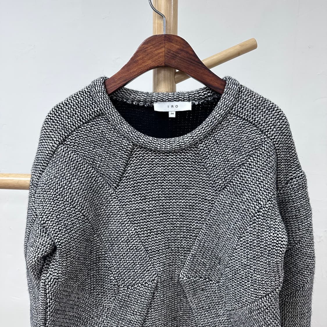 IRO 이로 지퍼 크롭 니트 스웨터 34사이즈 (정품)  J26 상품이미지2